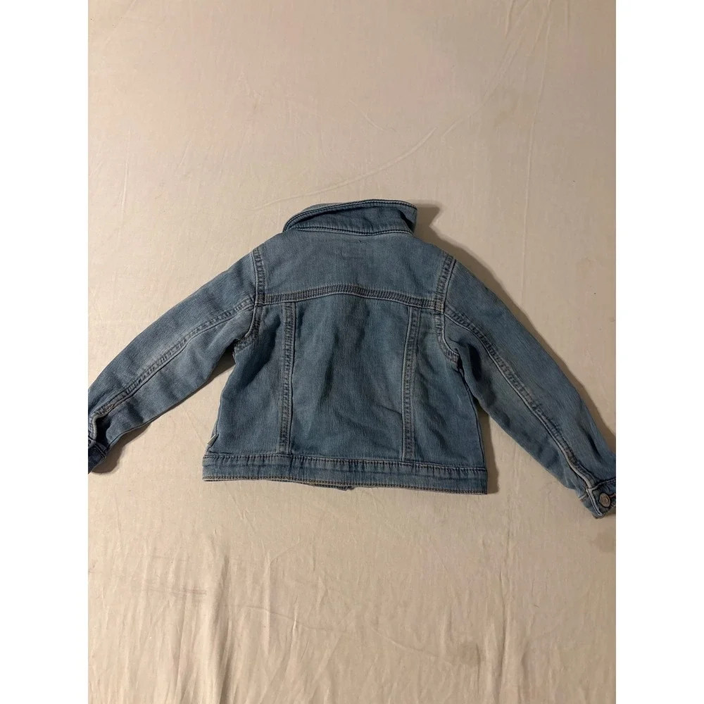 Baby B'gosh Denim Jacket Toddler 24m Light Blue Excellent Trucker Button‎ Front